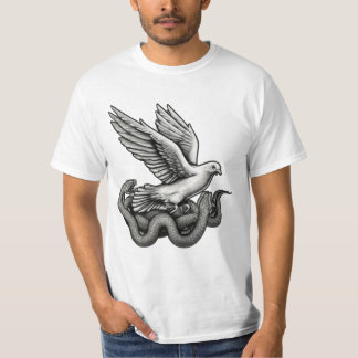 Freedom Flight Dove Rising from Darkness Tatoo T-Shirt