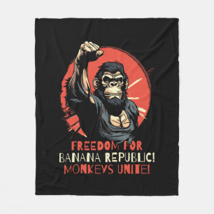 Freedom for Banana Republik Fleece Blanket