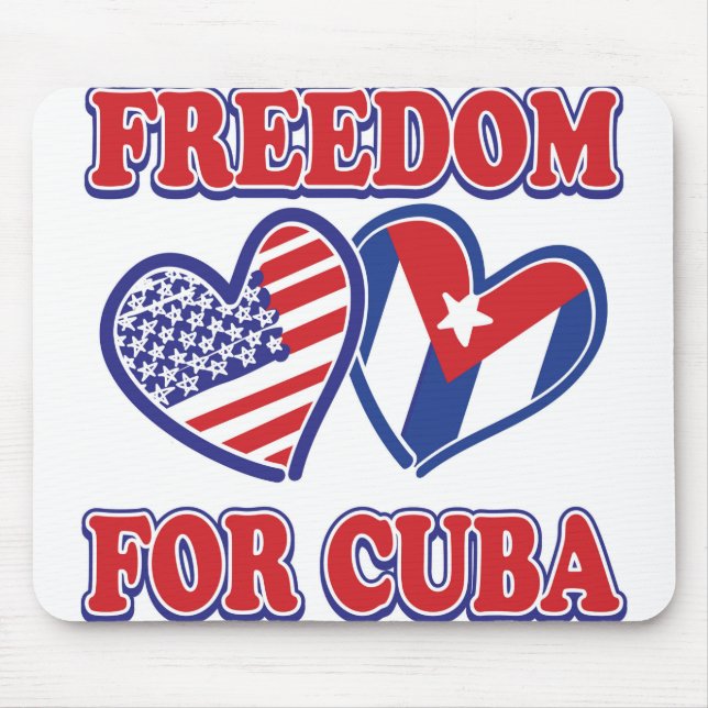 Freedom-For-CUBA Mouse Mat (Front)