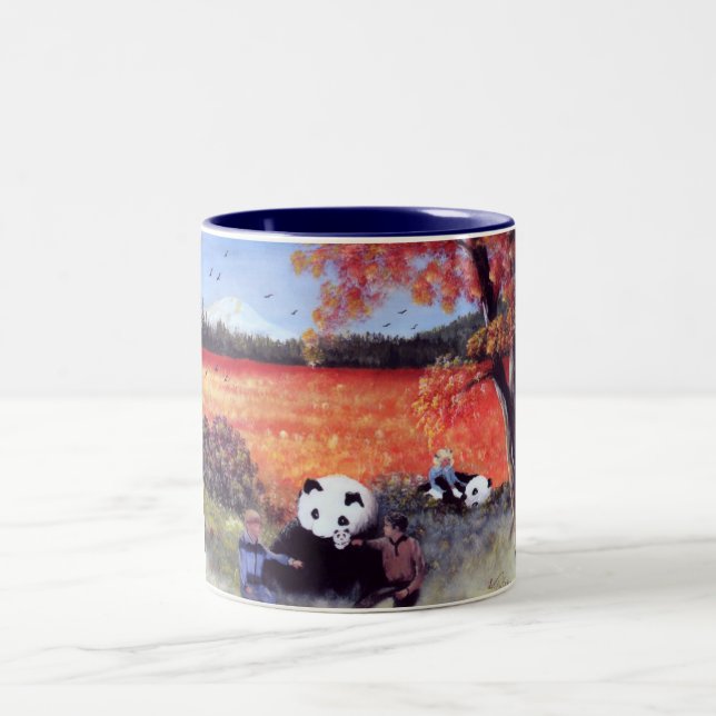 Freedom for Everyone- Liberté pour tout le Monde Two-Tone Coffee Mug (Center)