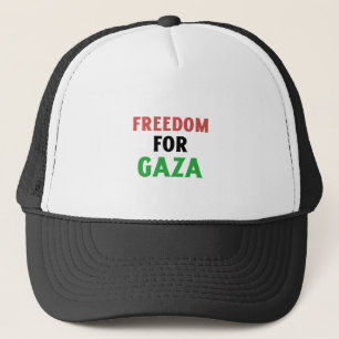 Freedom For Gaza Gaza Genocide Trucker Hat