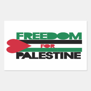 Freedom for Palestine Rectangular Sticker