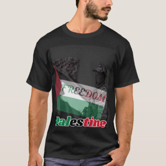 Freedom for Palestine – Solidarity Camouflage Resi T-Shirt