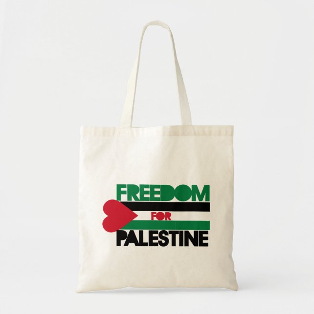 Freedom for Palestine Tote Bag (Front)