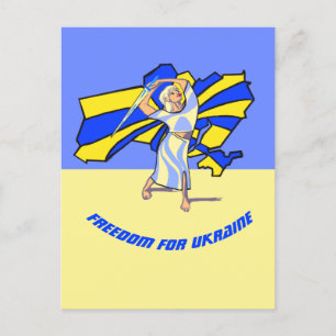 Freedom for Ukraine  Postcard