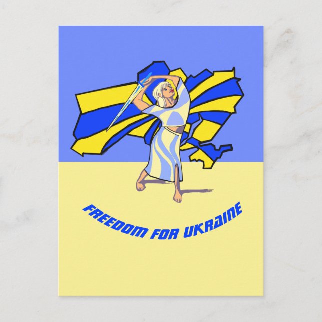 Freedom for Ukraine Postcard (Front)