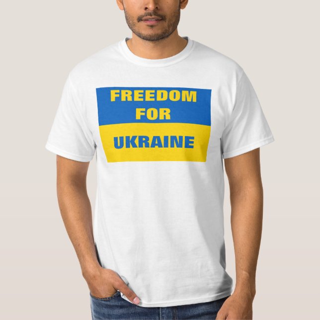 FREEDOM FOR UKRAINE T-Shirt (Front)