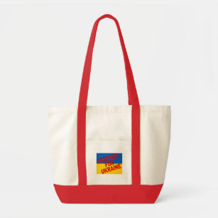 FREEDOM FOR UKRAINE with Flag Tote Bag
