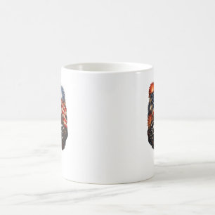 Freedom Forever – Realistic Bald Eagle 4th of July Coffee Mug