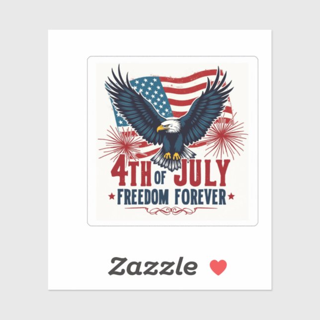 Freedom Forever USA Sticker (Sheet)