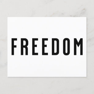 Freedom, Freedom Charlie Holiday Postcard