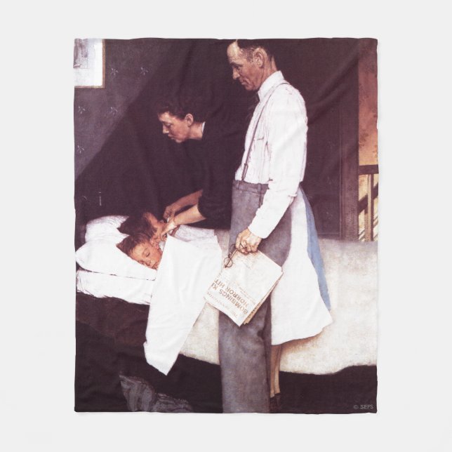 Freedom From Fear Fleece Blanket (Front)