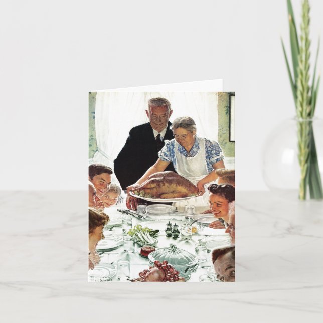 Freedom From Want Holiday Card (Front)