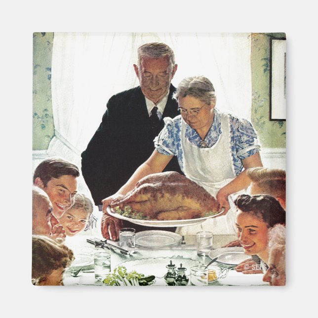 Freedom From Want Magnet (Front)