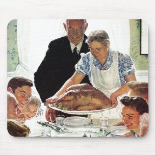 Freedom From Want Mouse Mat