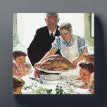 Freedom From Want Plaque<br><div class="desc">Artist: Norman Rockwell | Norman Rockwell's famed Four Freedom series,  inspired by FDR's speech.</div>