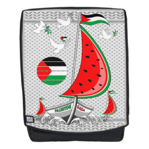 Freedom Global Sumud Flotilla Boats to Gaza Backpack
