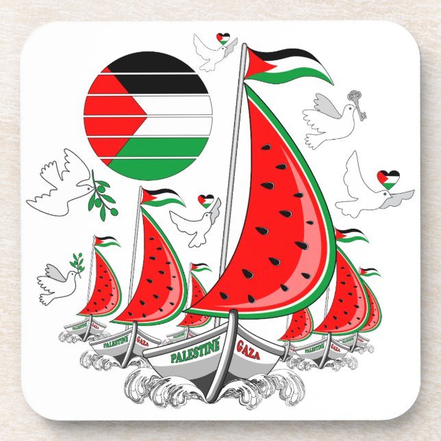Freedom Global Sumud Flotilla Boats to Gaza Coaster (Front)