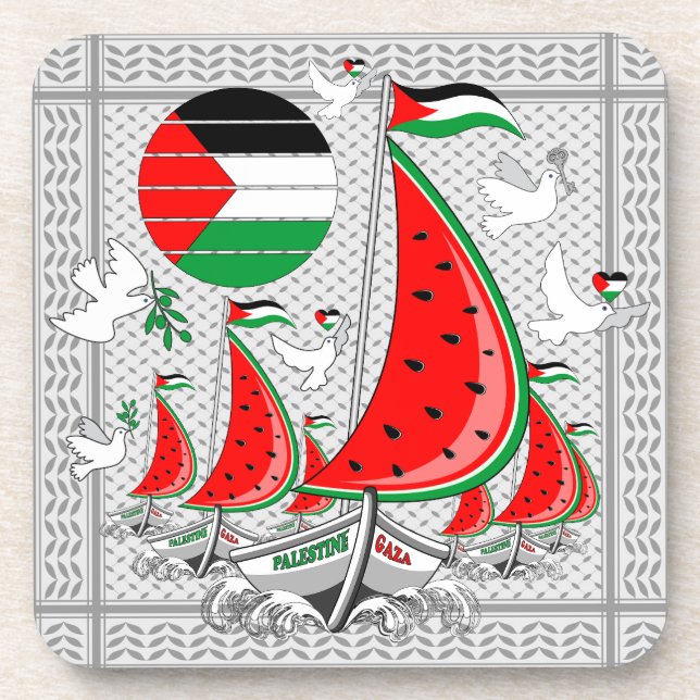 Freedom Global Sumud Flotilla Boats to Gaza Coaster (Front)