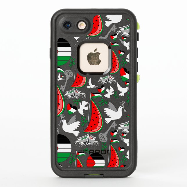 Freedom Global Sumud Flotilla Boats to Gaza LifeProof iPhone Case (Back)