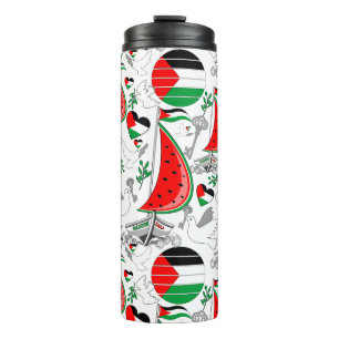 Freedom Global Sumud Flotilla Boats to Gaza Thermal Tumbler