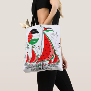 Freedom Global Sumud Flotilla Boats to Gaza Tote Bag
