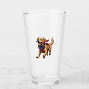 Freedom Golden Retriever Vintage Engraving Shirt 4 Glass