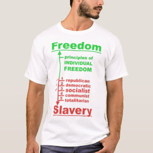Freedom graph (light) T-Shirt