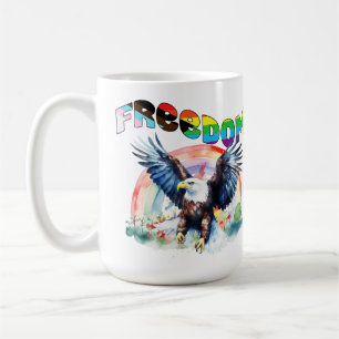 Freedom - Happy LGBTQIA+ Pride Coffee Mug
