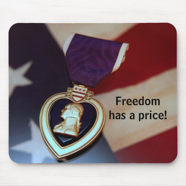 Freedom has a price! mouse mat (Front)