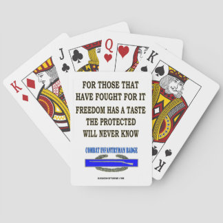 FREEDOM HAS A TASTE PLAYING CARDS