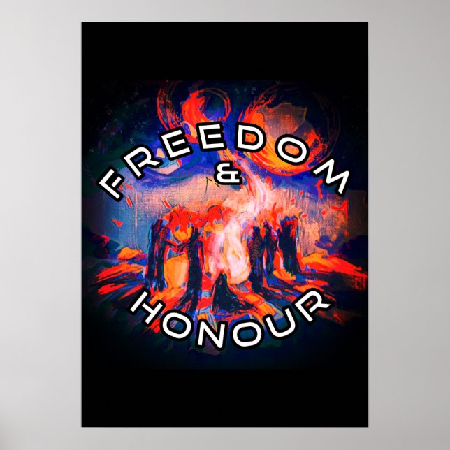 Freedom & Honour Poster (Front)