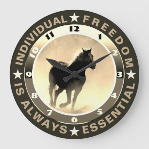 Freedom (horse) Acrylic Wall Clock