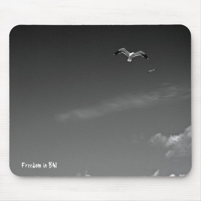 Freedom in BW Mouse Mat (Front)