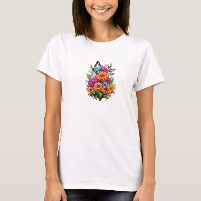 Freedom in Flight Butterfly T-Shirt (Front)