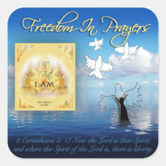 Freedom In Prayer Sticker