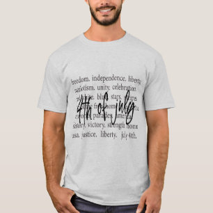 Freedom, Independence, Freedom 4th of July T-Shirt