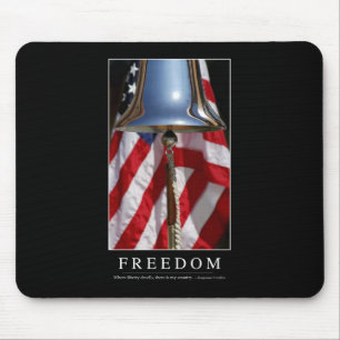 Freedom: Inspirational Quote 1 Mouse Mat