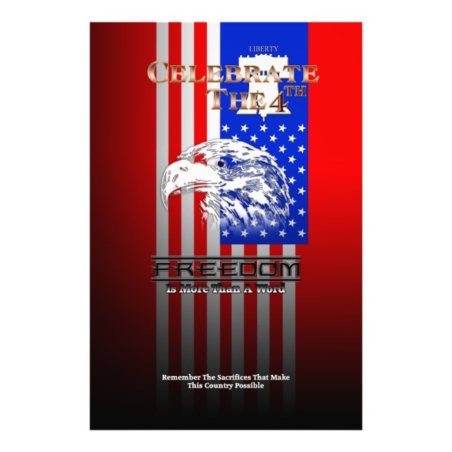 Freedom Is More Than A Word Liberty Photo Print (Front)