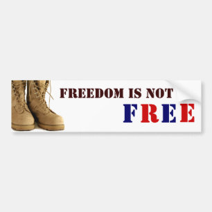Freedom is not F R E E Bumper Sticker
