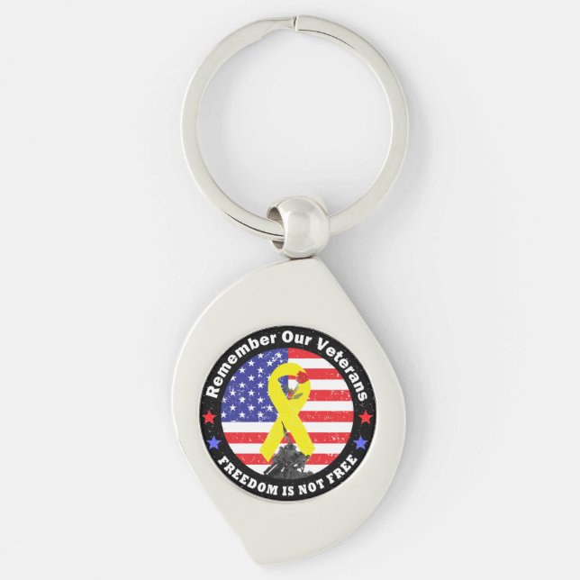 FREEDOM IS NOT FREE KEY RING (Front)