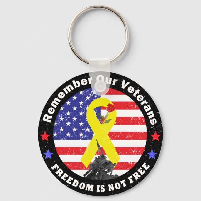 FREEDOM IS NOT FREE KEY RING (Front)
