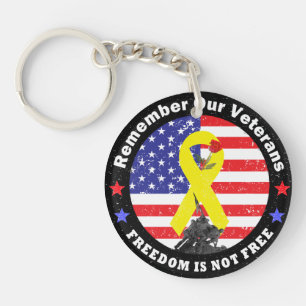 FREEDOM IS NOT FREE KEY RING