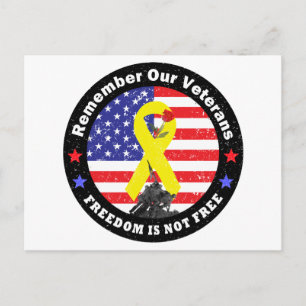 FREEDOM IS NOT FREE POSTCARD