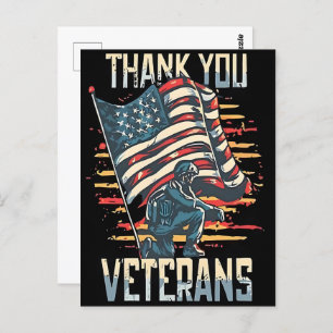 Freedom Isn’t Free—Thank a Veteran 2025 Postcard