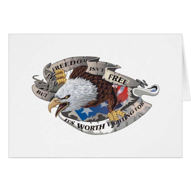 Freedom Isn't Free But It's Worth Fighting For (Front Horizontal)