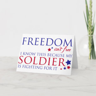 Freedom isn't Free Card