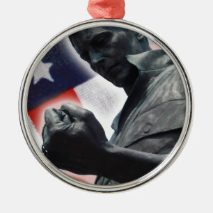 Freedom Isn't Free! Metal Tree Decoration