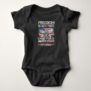 Freedom Isnt Free Veteran - American Eagle Baby Bodysuit