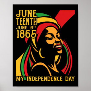 Freedom Juneteenth 1865 My Independence Day Women Poster